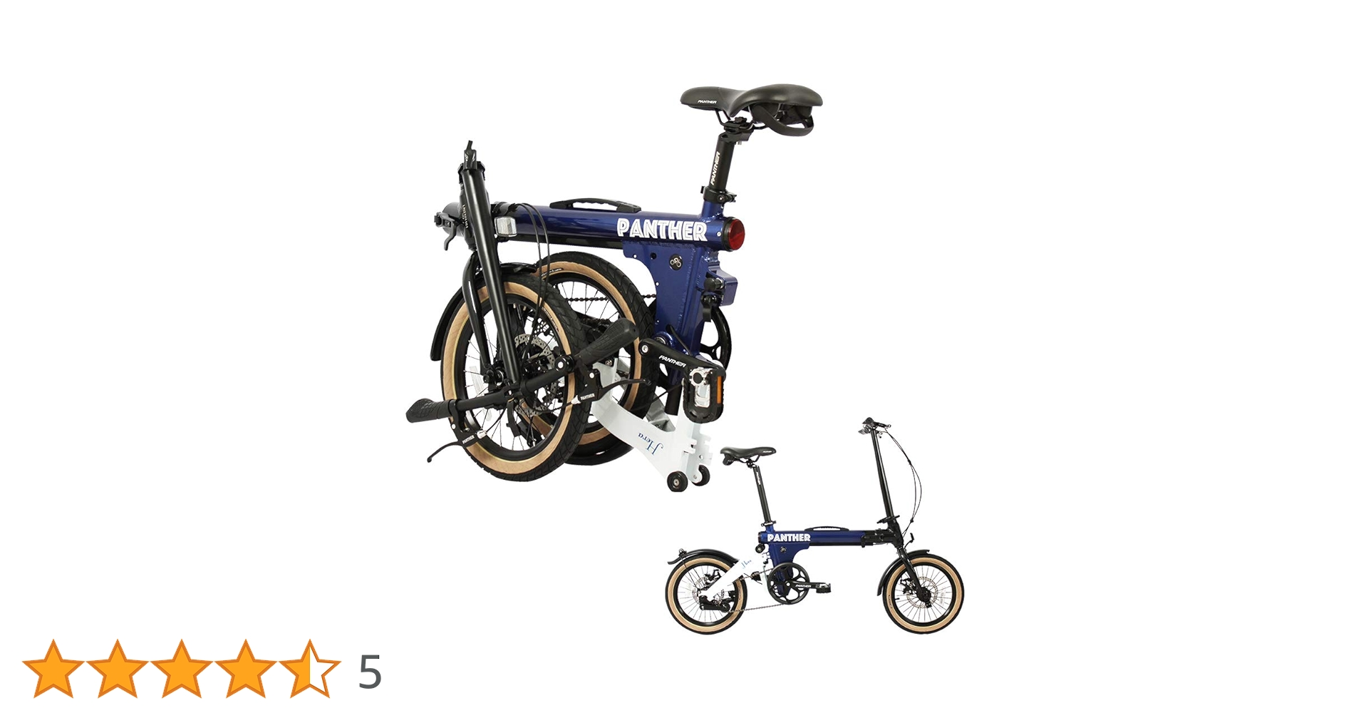 PANTHER 折りたたみ自転車 PANTHER ホワイト赤１６インチ　再出品 Amazon | PANTHER (パンサー) 小径車 ミニベロ 折りたたみ自転車