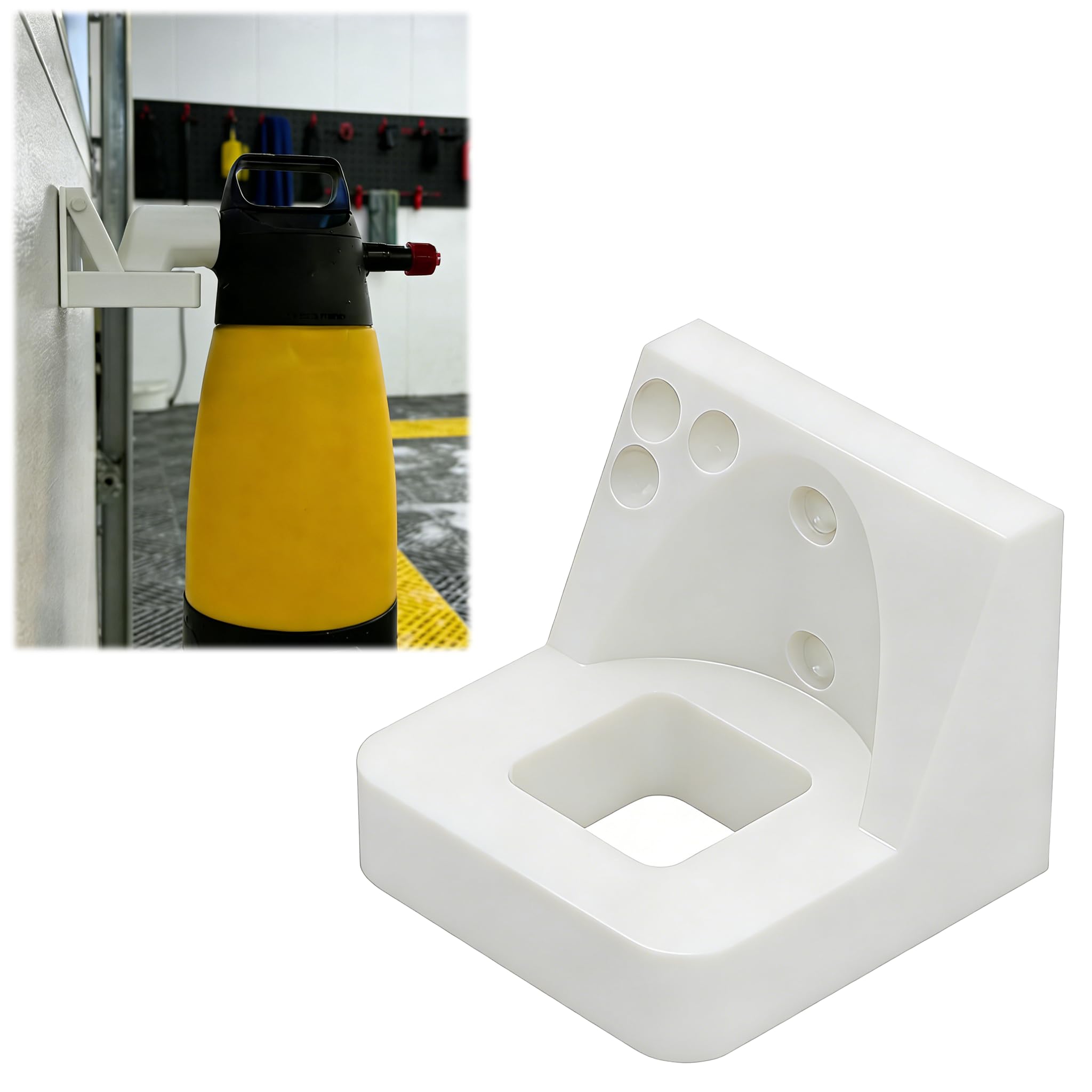 Sprayer Wall Mount Compatible with Vast Concepts IK Foam – Compatible with IK Foam Pro 2 and for Marolex Sprayers – Pressure Washer Gun Hook – Garage Tool Organizer