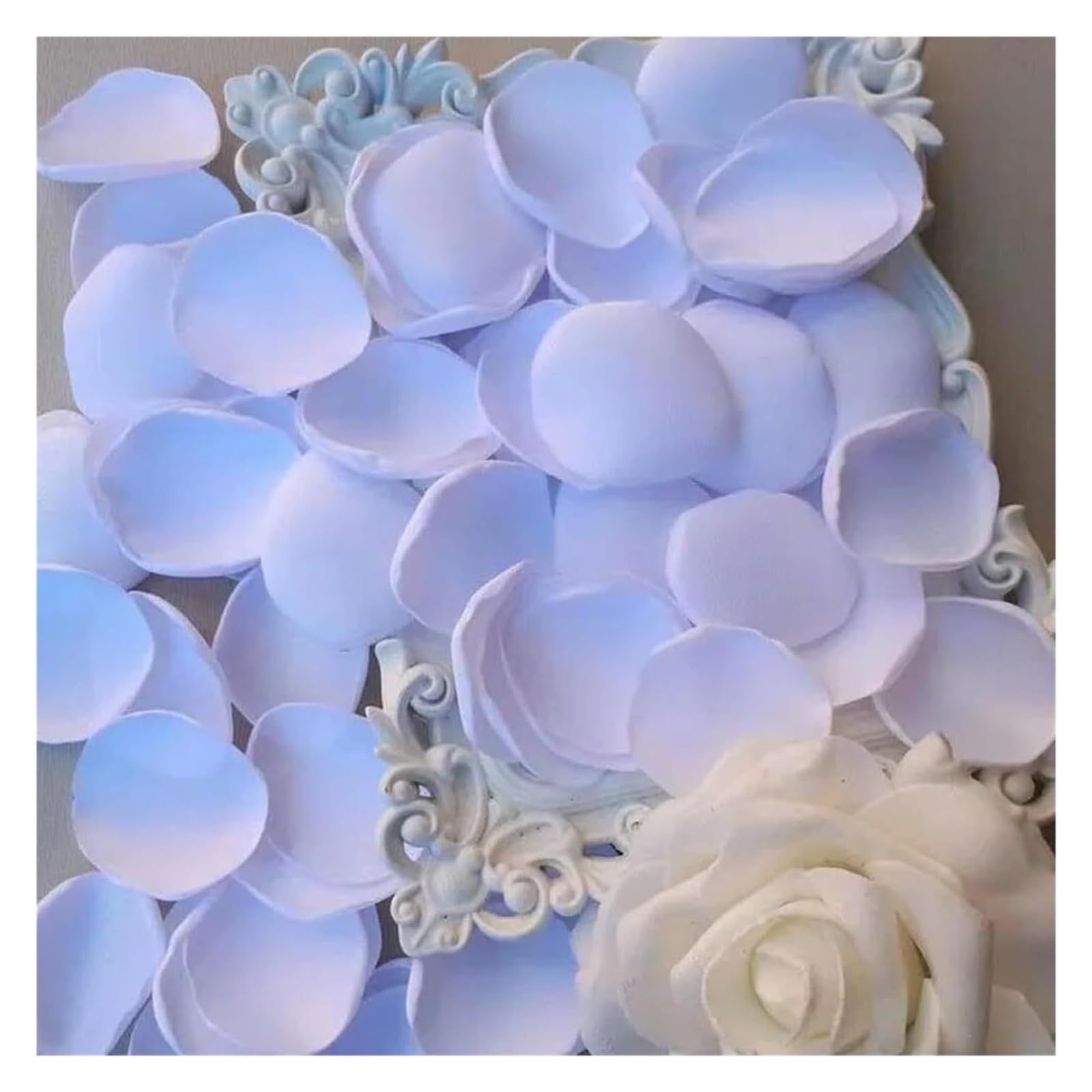 BPABDEITR Artificial Silk Satin Rose Petals Multicolor 200 Pcs(Unique Colour)