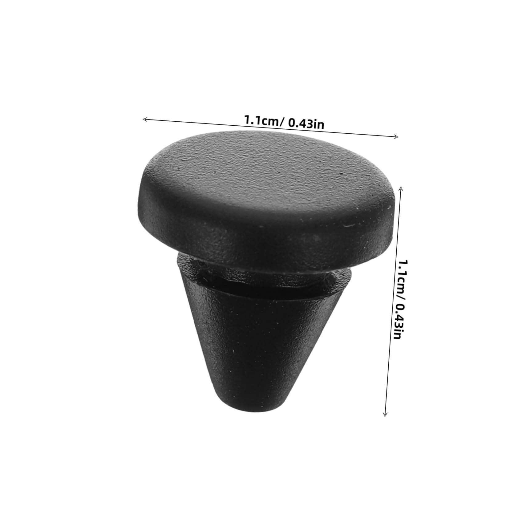 Housoutil Heatproof Silicone Seal Plugs 20pcs Tapered Rubber Bungs Shock Absorbing Pads for Holes Protection Easy Installation Suitable for Machines Electronics