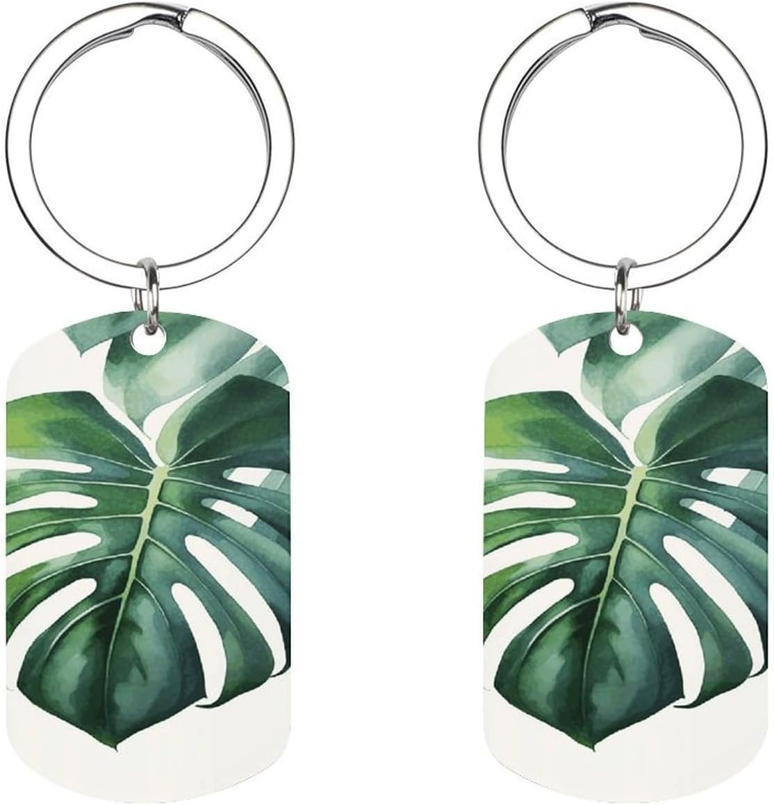 Metal Keychain Double Sided Car Key Ring for Everyday Carry