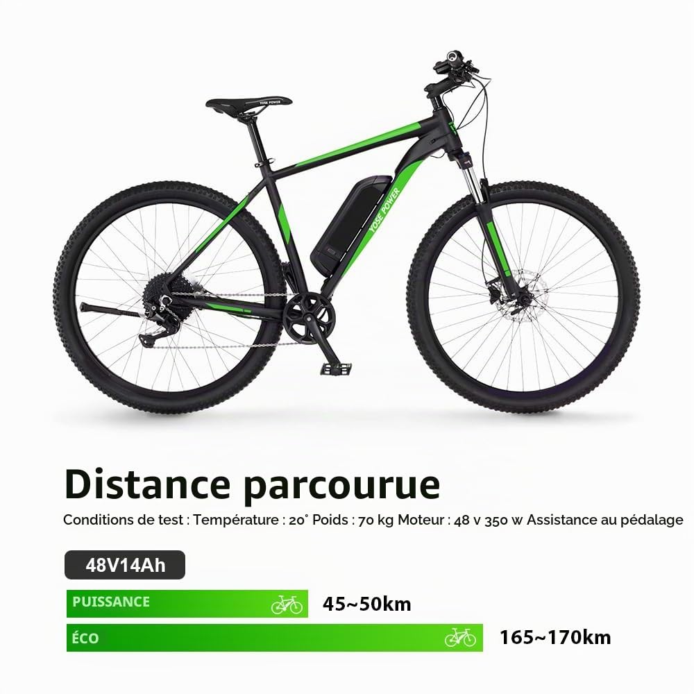 Batterie Vélo Électrique 48V 14Ah SF-06S JCEB480-11.6 avec Chargeur | pour Moteur 48V 250W/350W/800W Compatible avec Phylion Fischer Bianchi Ebike