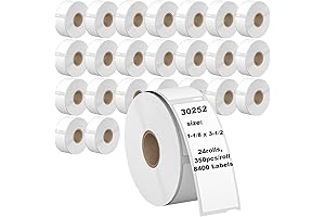 DYMO 30252 Shipping Label,50 Rolls (8400 Labels), Direct Thermal, Compatible with Rollo,...