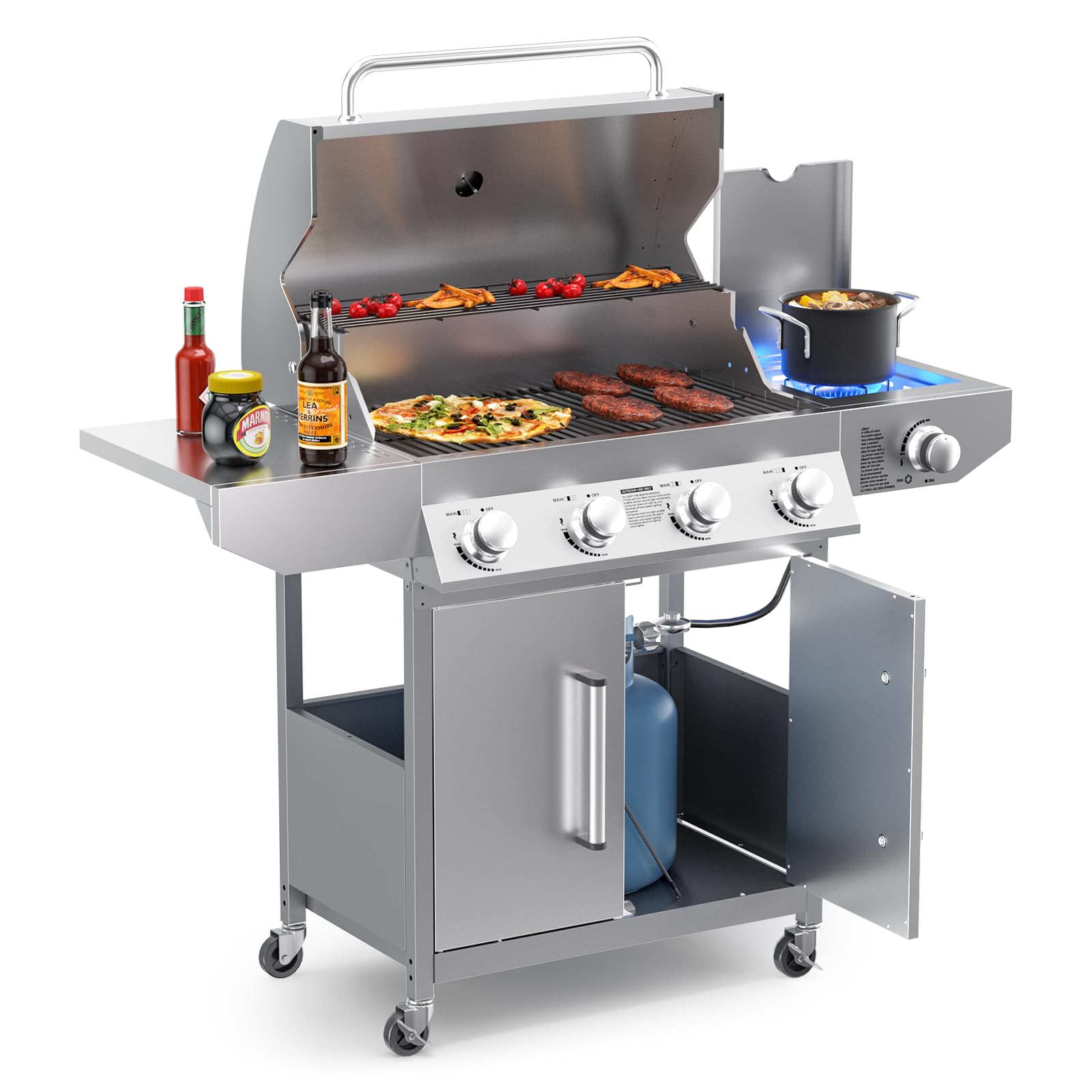 バーベキュー・調理用品 BBQ GRILL S GRILL RECTANGLE BBQ GRILL