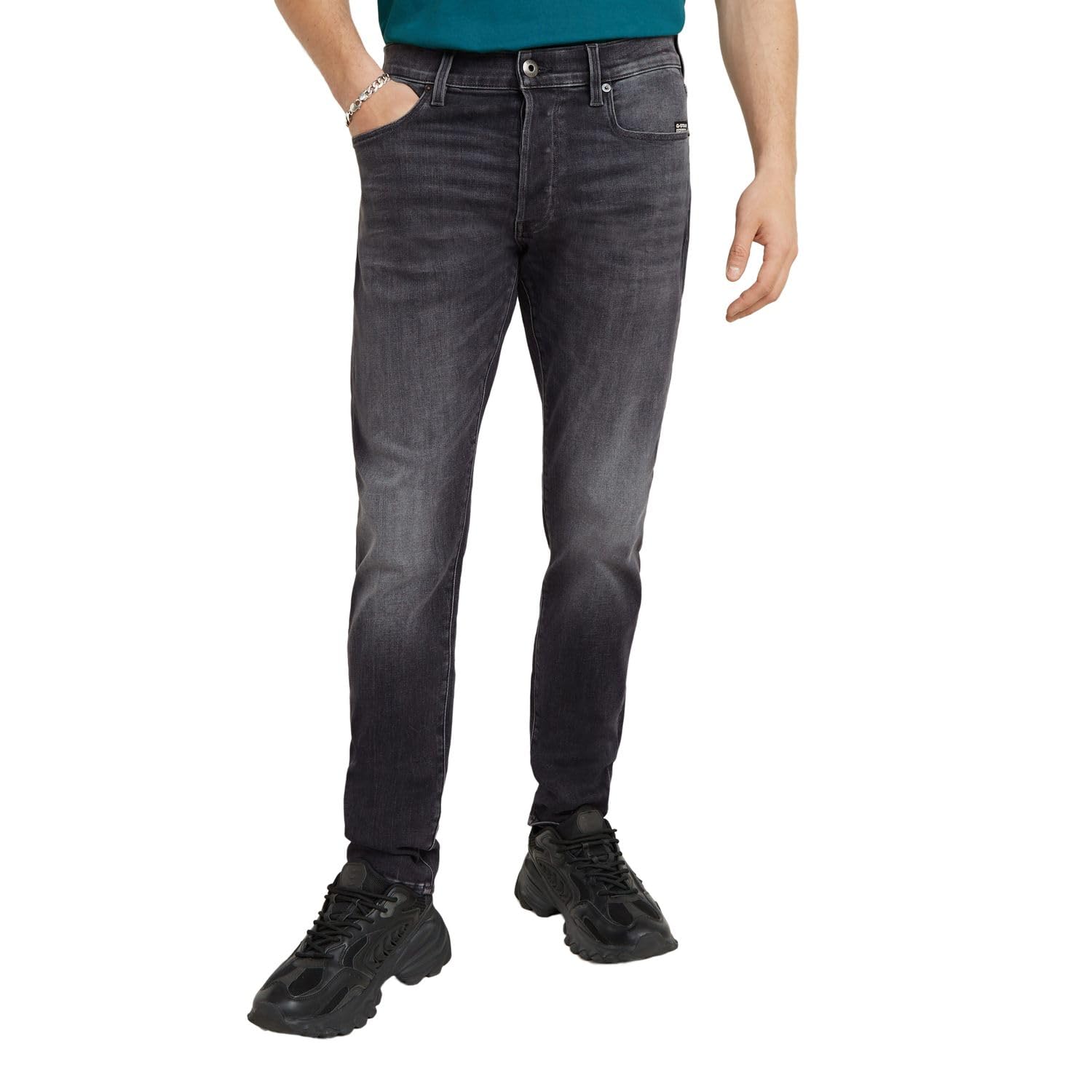 G-STAR Homme Jean 3301 Slim, Noir (faded black magnet D25742-A634-C239), 28W / 32L