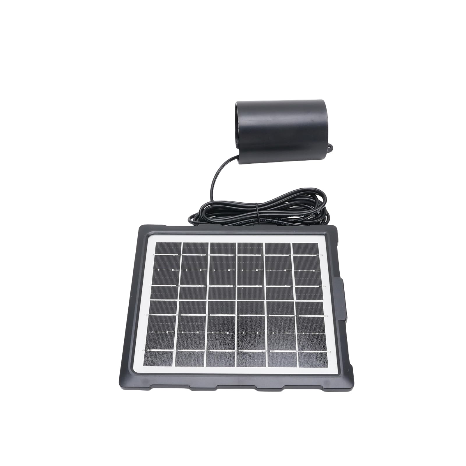 Naroote Batteria da 2400 MAh, Pompa Aeratore a Ossigeno Solare con Autonomia di 60 Ore, per Acquario, Pesci, Laghetto, 3 modalità, IP65, Ossigenazione dell'acqua con Pannello Solare, Aerazione