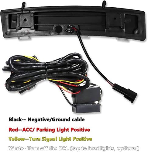 Miniatura 3 de GTINTHEBOX Parachoques delantero LED Switchback luces de circulación diurna ámbar/blanco con kit de lámpara de señal de giro para Nissan 350z LCI