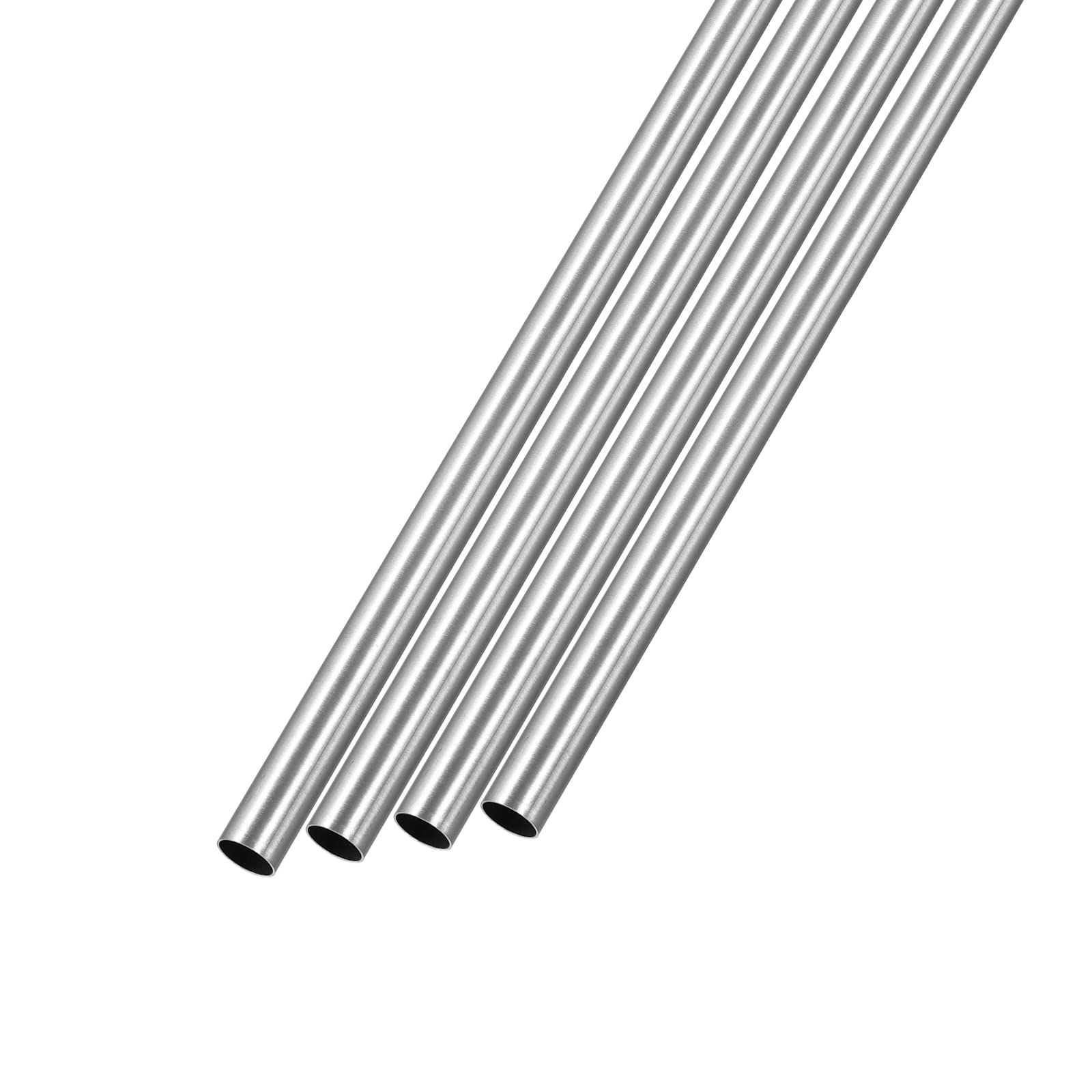 METERCITY Edelstahlrohr 304 300mm - 16mm Durchmesser 1,5mm Wandstärke 2 Stück