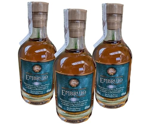Whisky Premium Oferta Embrujo de Granada - Pack Whisky Regalo 3 Botellas de 0,20 l 40% in Giftbox - Whisky Oferta Flash Cover