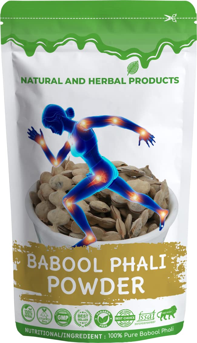 Babool Phali powder for eating, for drinking, for edible, for juice, for hair, for skin, for face, for edible neem leaves organic, for neem leaves for diabetes Eating & Drinking