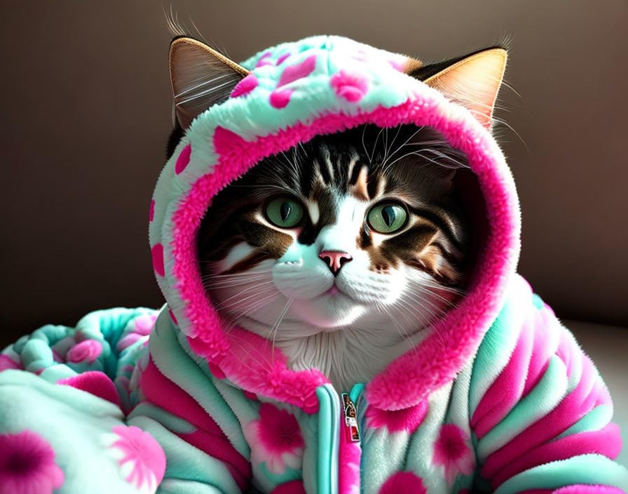 Poster sur toile grand format 58x90 cm petit garçon chat sans cadre
