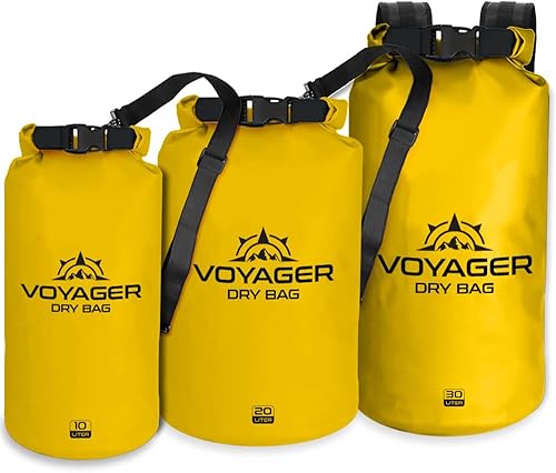 Miniatura 10 de EcoGear FX Bolsa seca impermeable resistente serie Voyager  Bolsa de compresión duradera  Kayak, rafting, canotaje, senderismo, pesca y camping