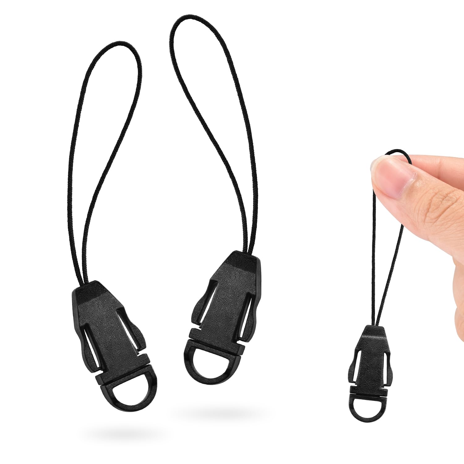 Photo 1 of 10pcs Detachable Lanyards for Id Badges, Quick Release Lanyard Clip Connector for Keys, USB Flash Drive, Cruise Ship Cards, Flashlight, Keychain Strap Clip QD Loops Connector String Hardware