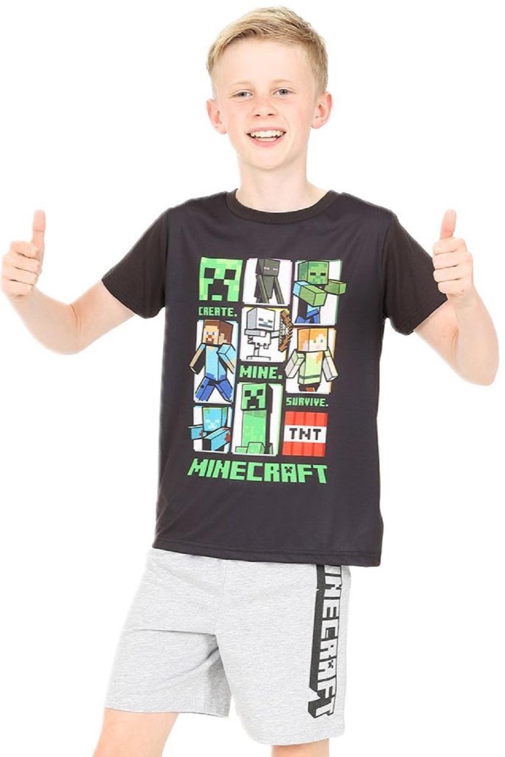 Minecraft Pigiama corto da gioco per bambini
