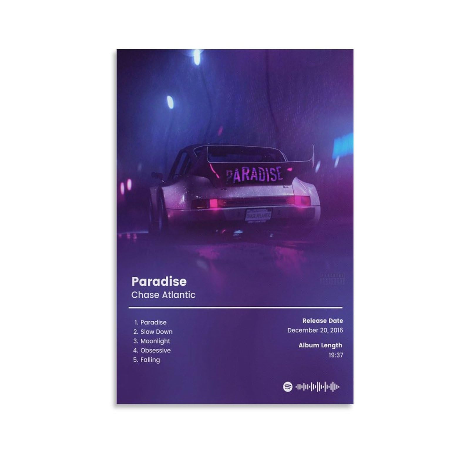 Impression Chase Atlantic Paradise 2 pour sublimer le decor de votre bureau