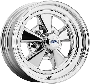 Cragar 08 S/S 15x8 5x127 -6mm Chrome Wheel Rim