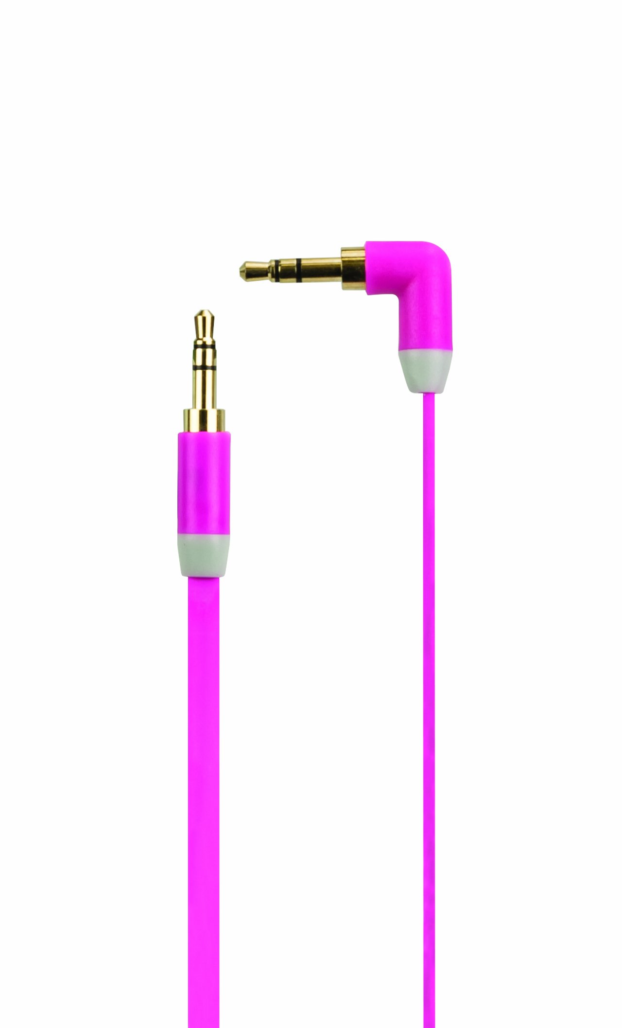 Gecko Gear GG100058 Soundwire 3.5 to 3.5 MM Flat Right Angle Cable