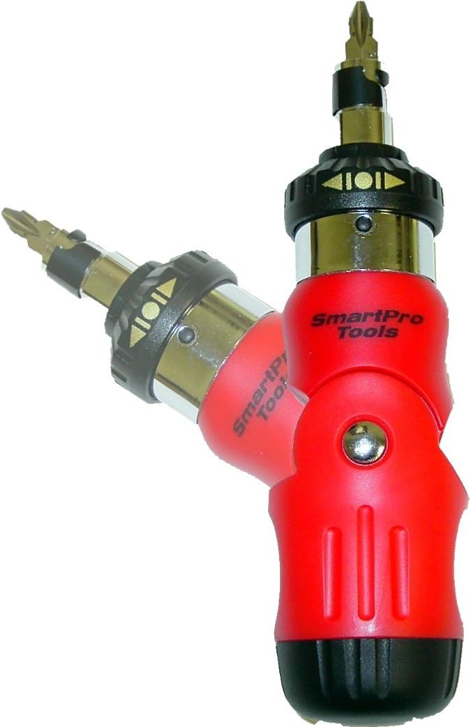 Stubby 15-in-1 Screwdriver Set with Pivoting Handle