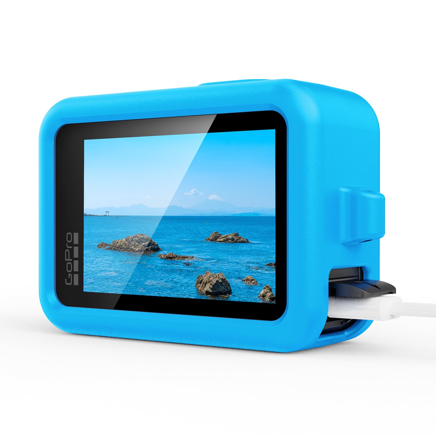 Cover in Silicone per GoPro Hero 13 Black Custodie di Protezione Copriobiettivo Coperture Laterali Cordino per Action Camera Kit Accessori (Blu)