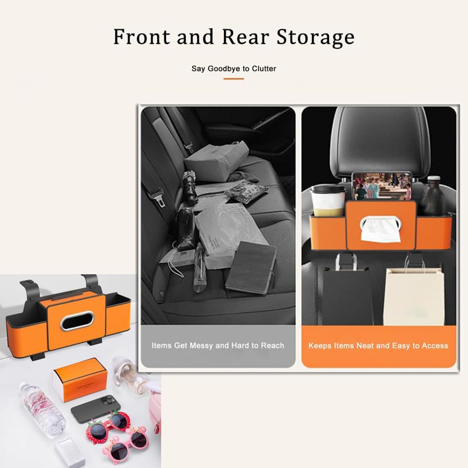 Organizer na oparcie fotela samochodowego dla Benz E-Class W211