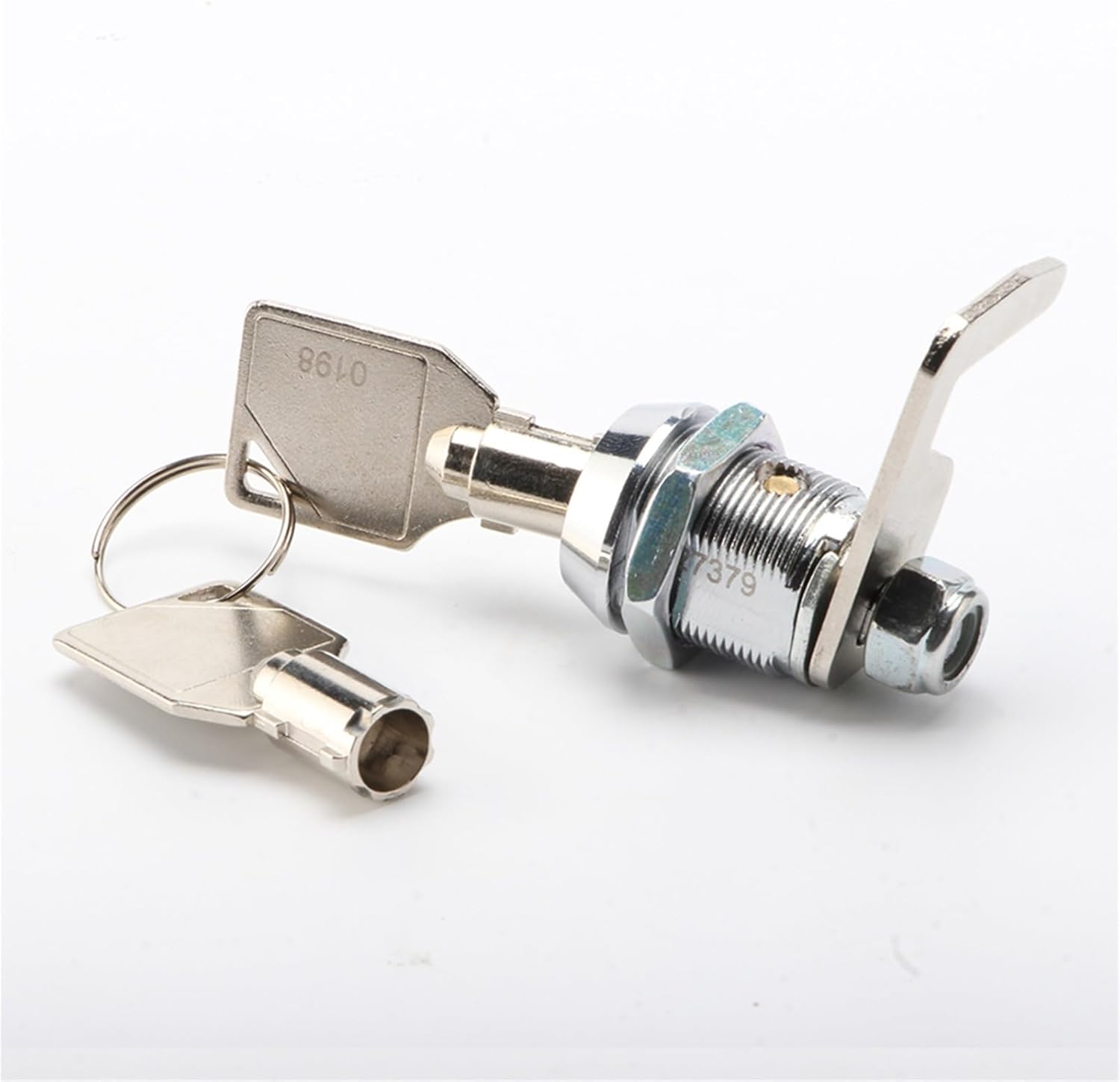 MS319 Arcade Storage Cam Lock Round Key Tubular Key Quarter Turn Lock 1Pcs