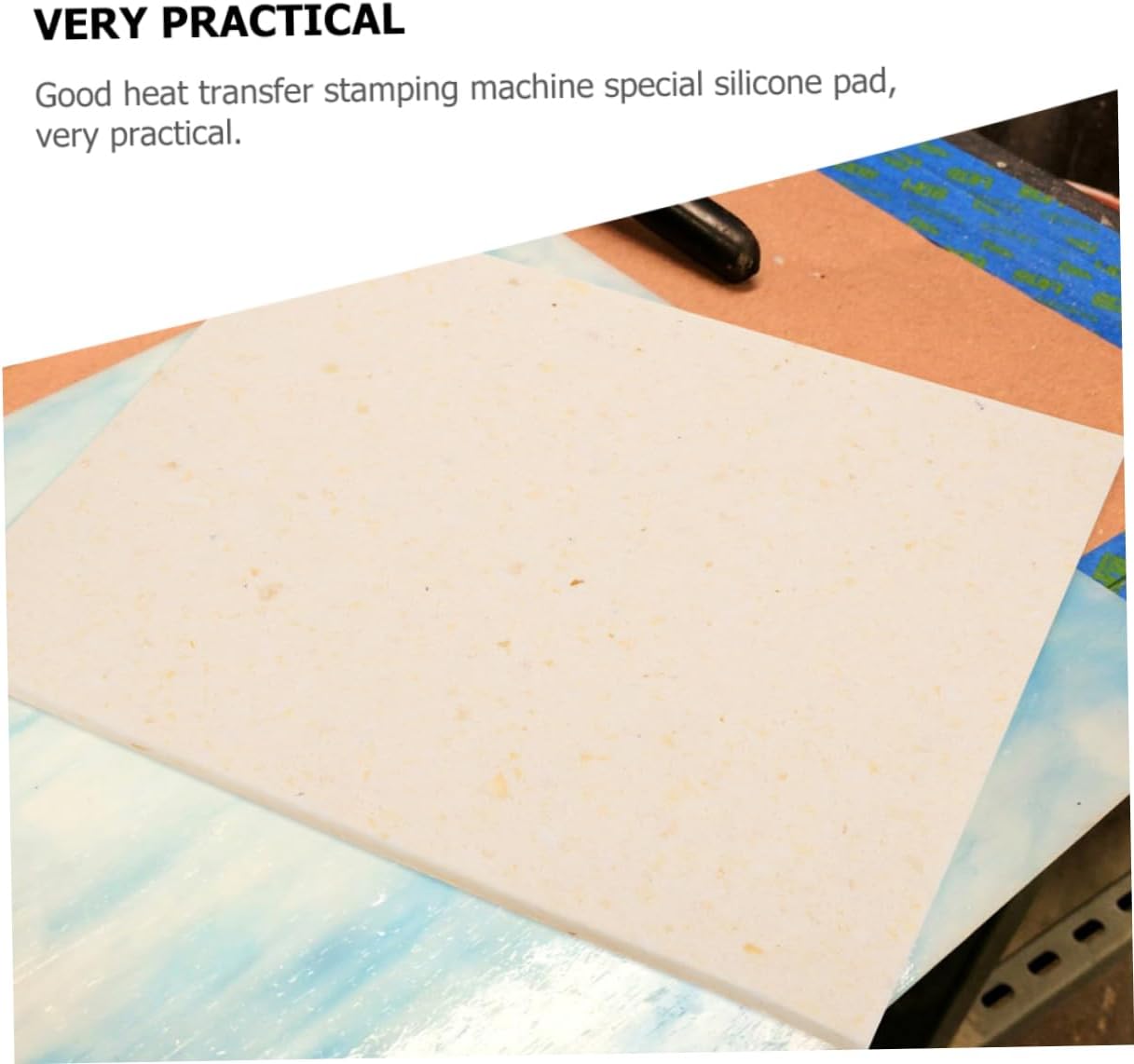 TEHAUX Giant Sponge Pad Heat Insulation for Heat Press Machine Professional Insulation Mat Wear-Resistant