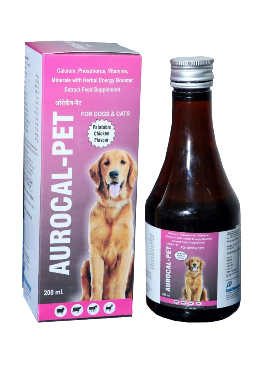 Pharma Aurocal-Pet Calcium Palatable Chicken Flavour Tonic for Dogs and Cats_200ml (B09Q5QZWYH) Amazon Price History, Amazon Price Tracker