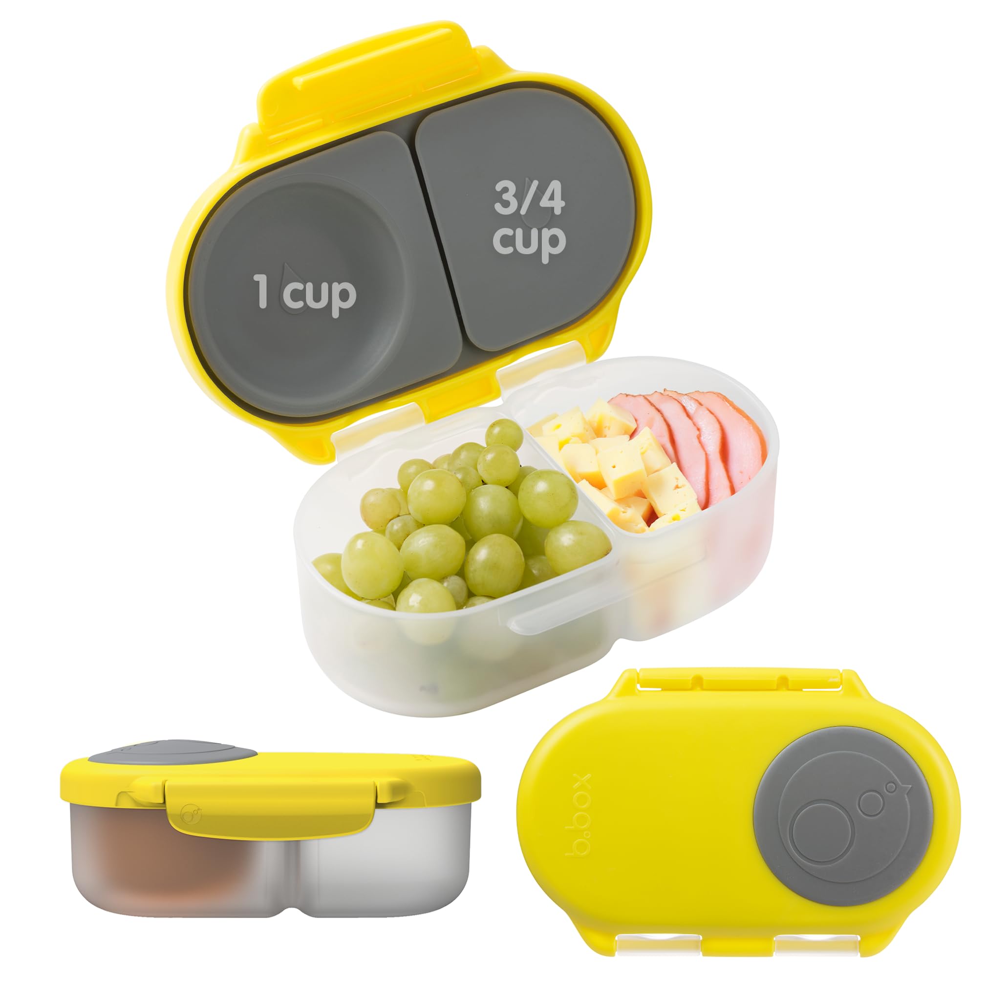 b.box Snackbox-Lemon Sherbet Yellow Grey(683)