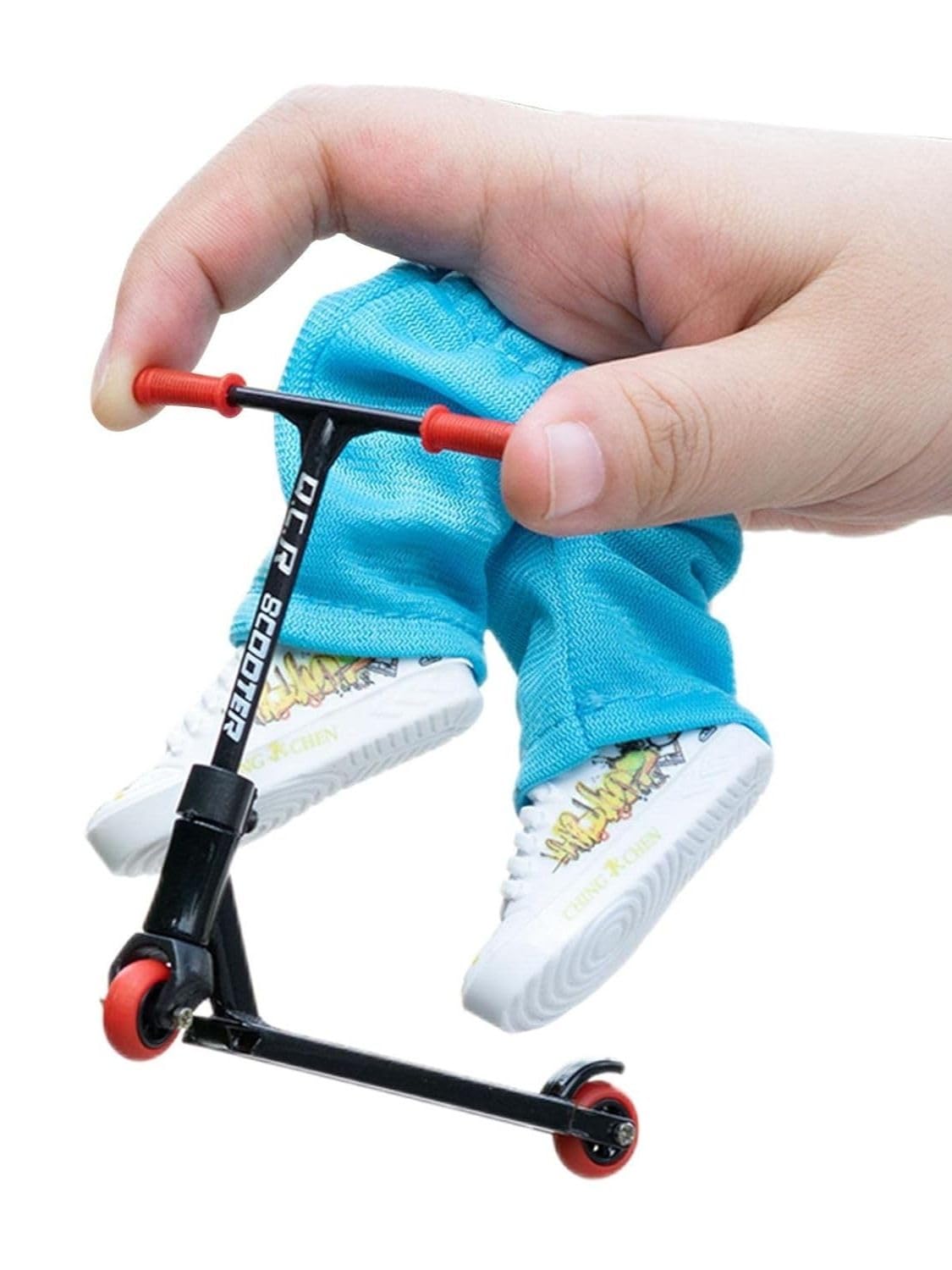 CLA6 Fingerboard Kit | Complimentary Tools, Extra Wheels and Screws | Durable ABS Deck for Rough Use | Safe Sandpaper Grip Tape | Lightweight Non-Bearing Wheels | — Amazon image 10