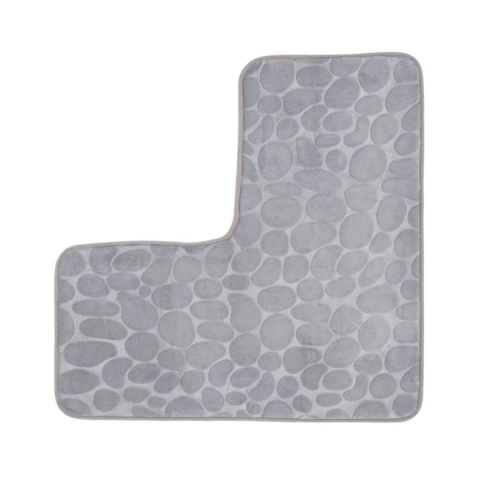 Tappeto Da Doccia Angolare WohnDirect - Morbido E Antiscivolo, 50x100x100 Cm | Verde Petrolio - Foto 9