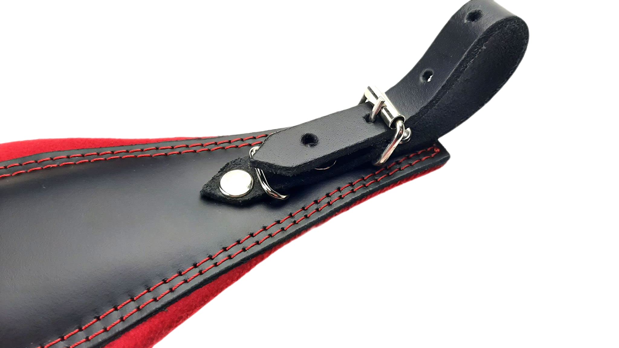 ProLine 9,3cm Fisarmonica Tracolla Pelle Rosso