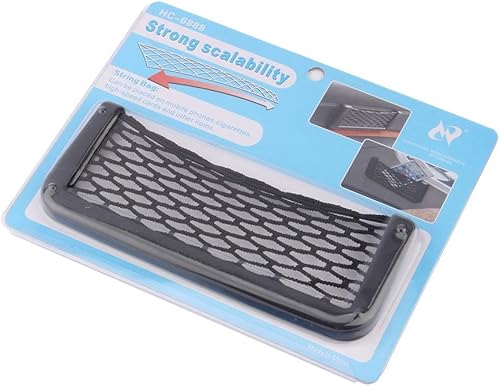Miniatura 2 de Bolsa de red de almacenamiento universal para asiento de automóvil, soporte para teléfono, organizador de bolsillo, almacenamiento de automóvil,
