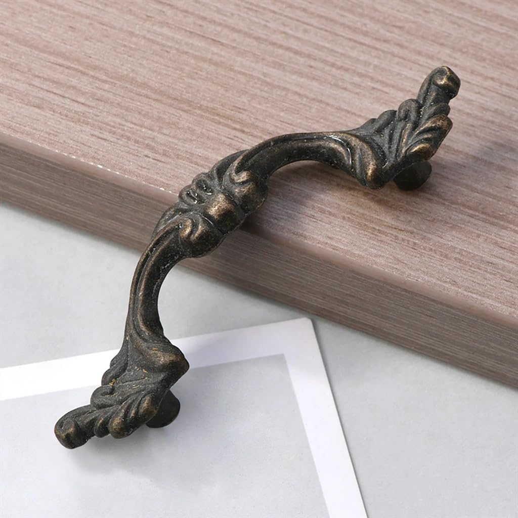 Zinc Alloy Antique Drawer Home Improvement Cabinet Wardrobe Handle Strip European Furniture Hardware