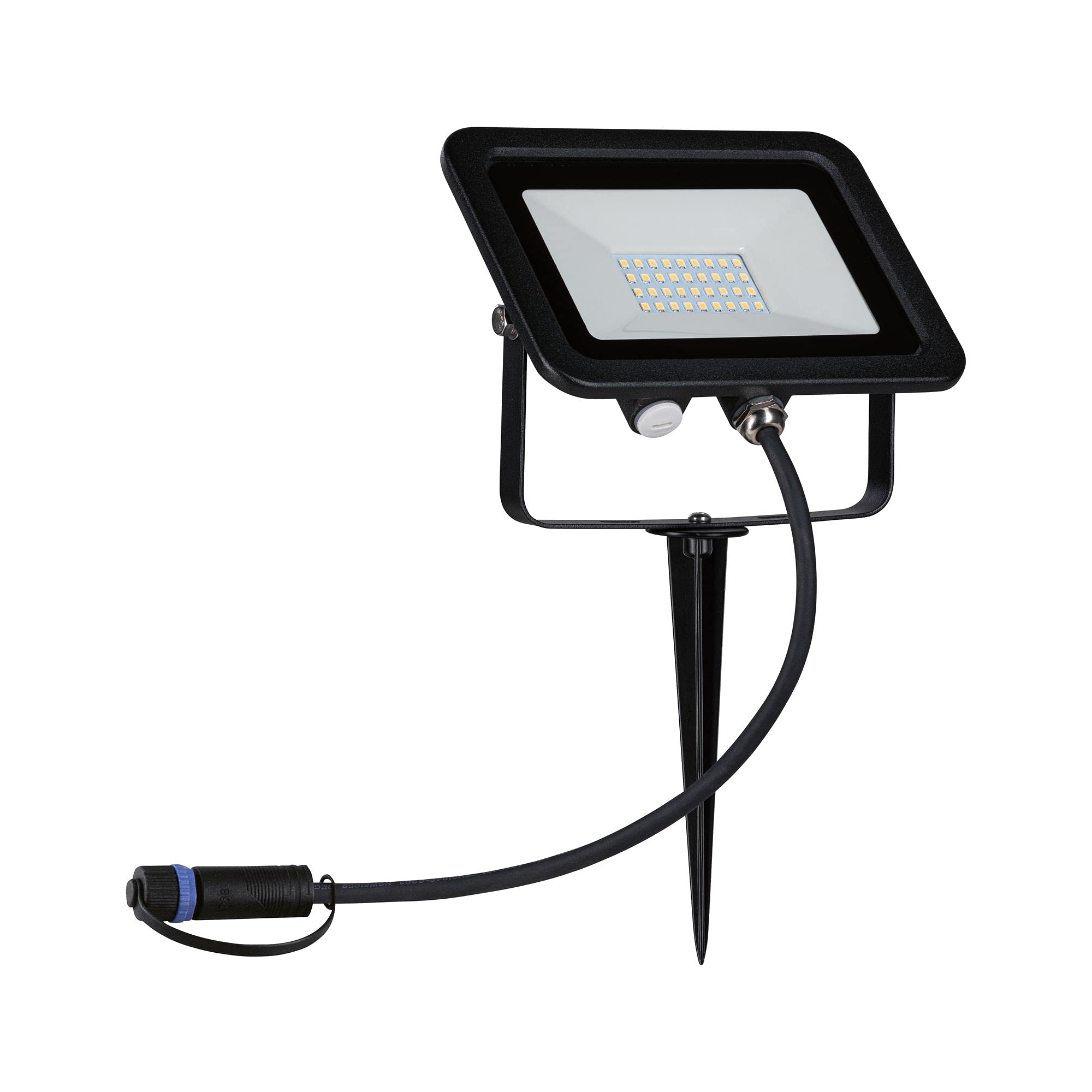 Paulmann Plug & Shine LED Außenleuchte Gartenstrahler Fluter IP65 Warmweiß 15,5 Watt Schwarz Aluminium 3000 K