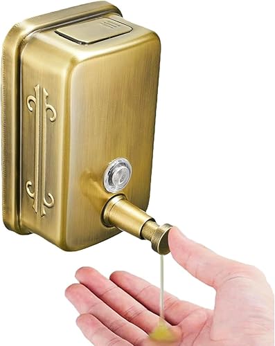 Caja de jabón prensada manual de pared 304 Dispensador de jabón de acero inoxidable 304 Caja de jabón prensado manual de baño Caja de jabón prensado