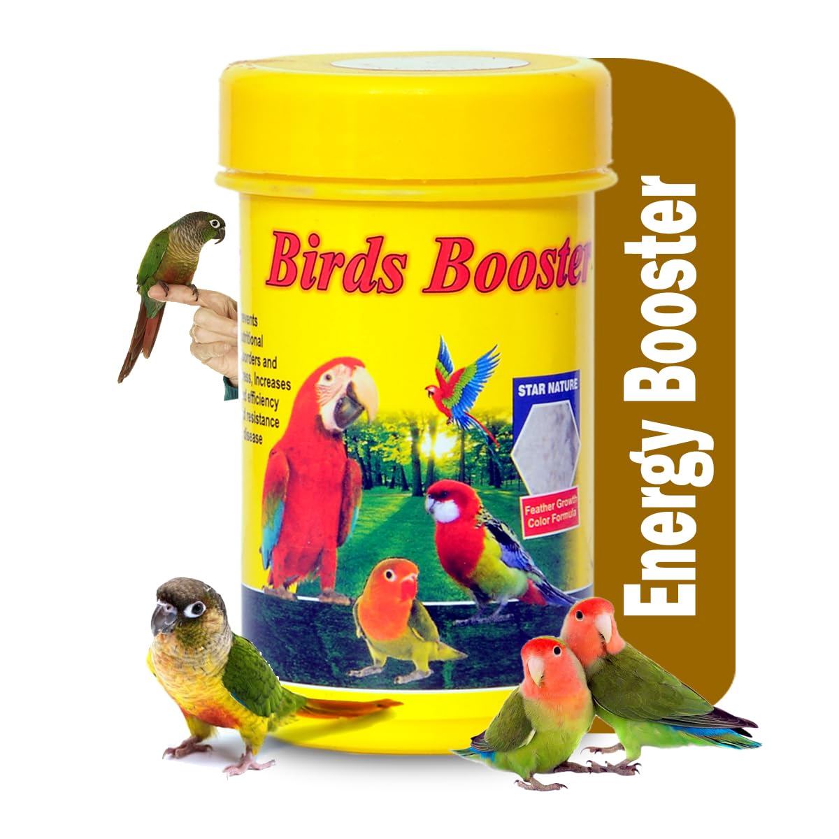 STAR FARMS Birds Booster Supplements for Pet Birds Health - 50 Grams/Release Birds Stress, Increase Bird Energy, Better Fertility, Improves Body Weight, Egg Production (B09N9GDC7S) Amazon Price History, Amazon Price Tracker