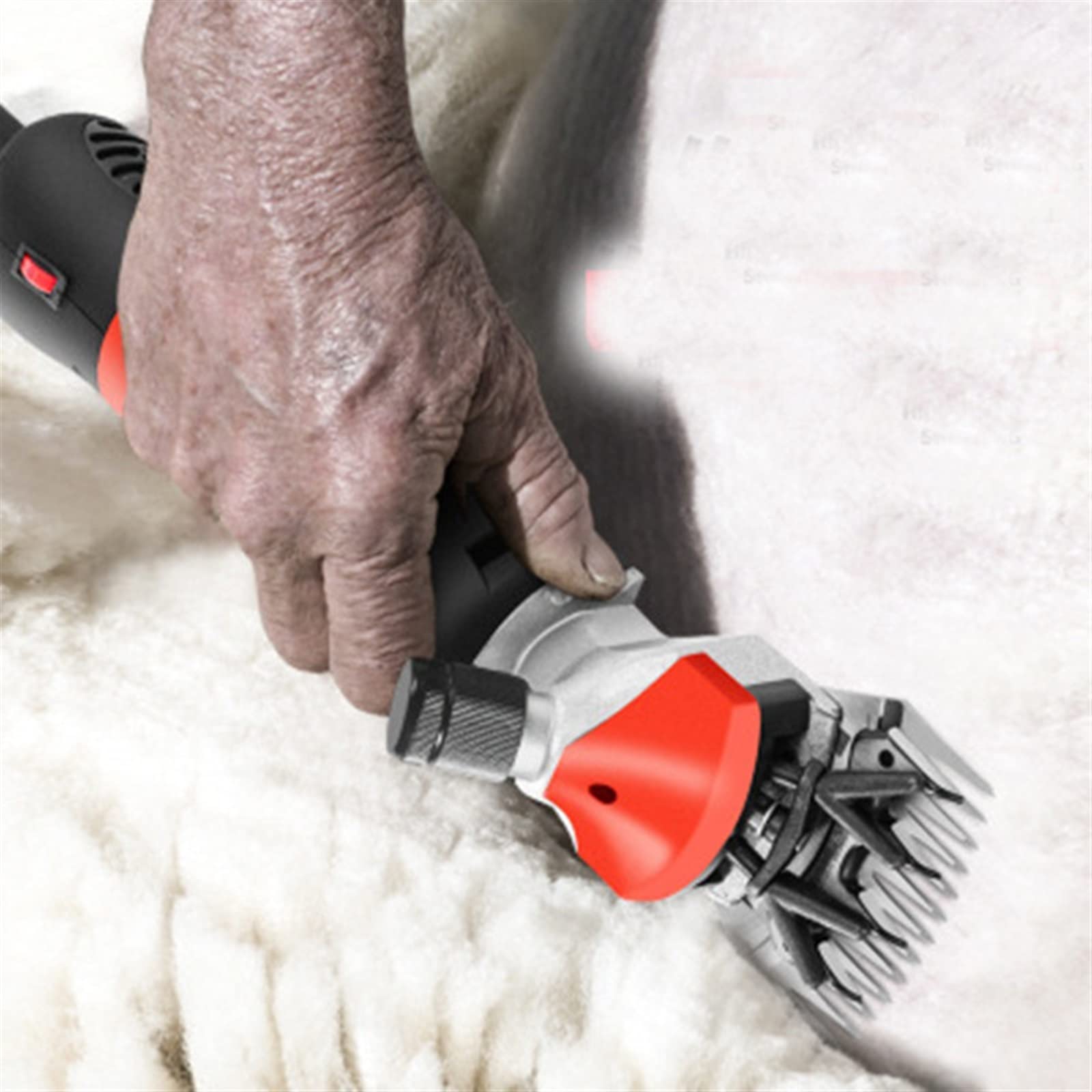 Esquiladoras para ovejas, 690W 6 marchas velocidad eléctrica ovejas cabras máquina de corte Clipper granja tijeras cortador de lana Para caballos, ovejas, alpacas y cabras con pelaje