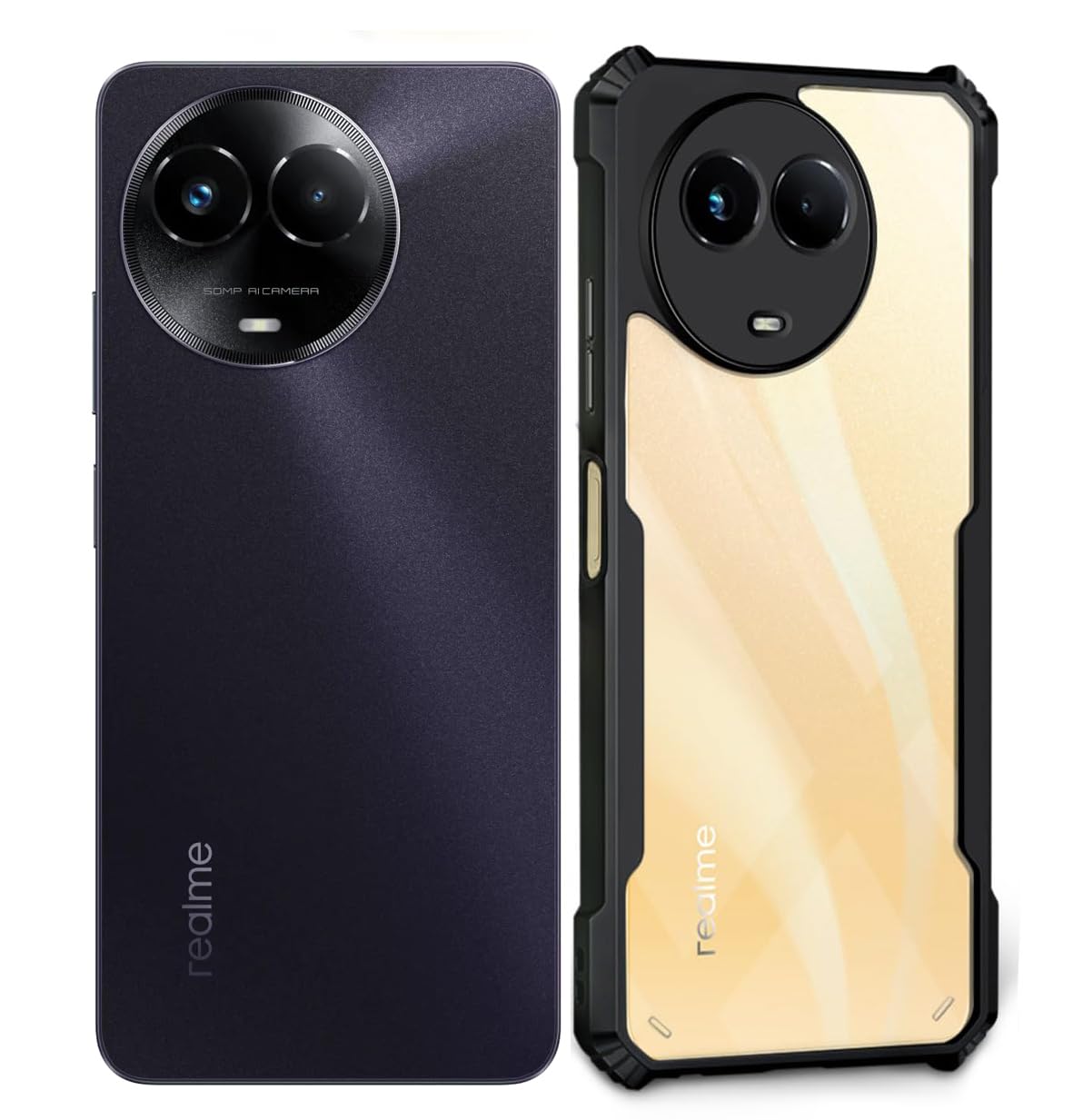 Carrywrap Transparent Hard Back Cover case for Realme C67 5G/ Realme Narzo 60X 5G/ Realme 11 5G/ Realme 11x 5G (B0D4R3CCNQ) Amazon Price History, Amazon Price Tracker