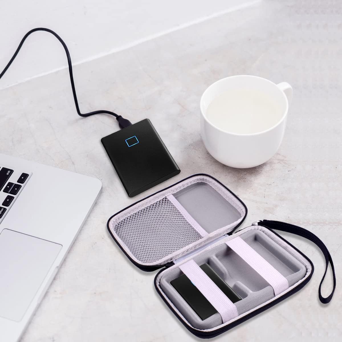 Samsung T7 Touch 2TB ほぼ新品+トラベルケース Amazon.com: ProCase Samsung T7 / T7 Touch Portable SSD