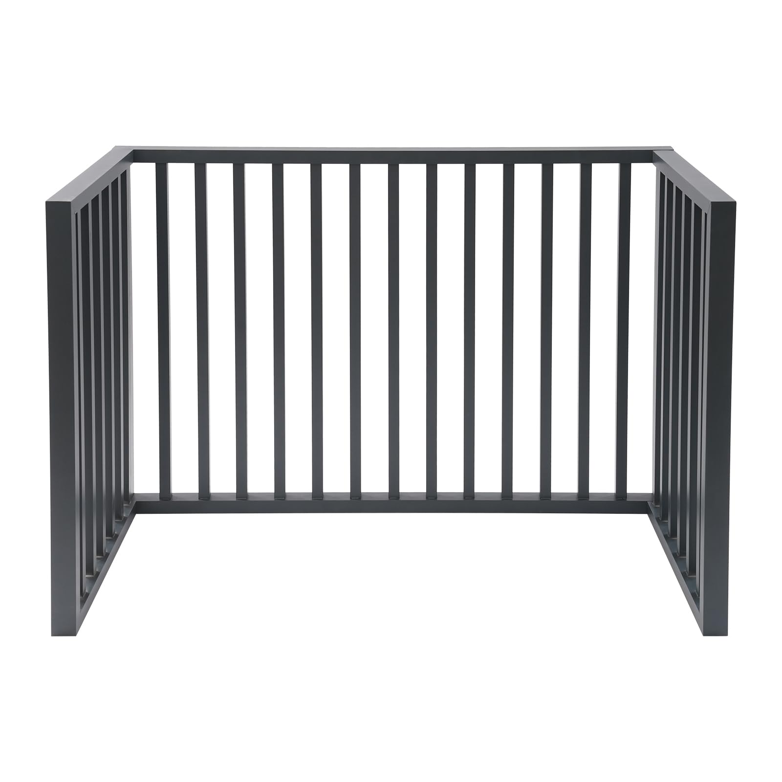 Valla de aire acondicionado, cubierta protectora de aleación de aluminio para aire acondicionado exterior, protección visual, cubierta 100 x 50 x 70 cm