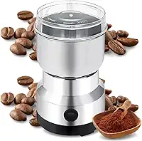 Moedor de Café e Grãos Elétrico Premium Inox 150W Triturador Multifuncional Rápido 110V Compacto para Especiarias