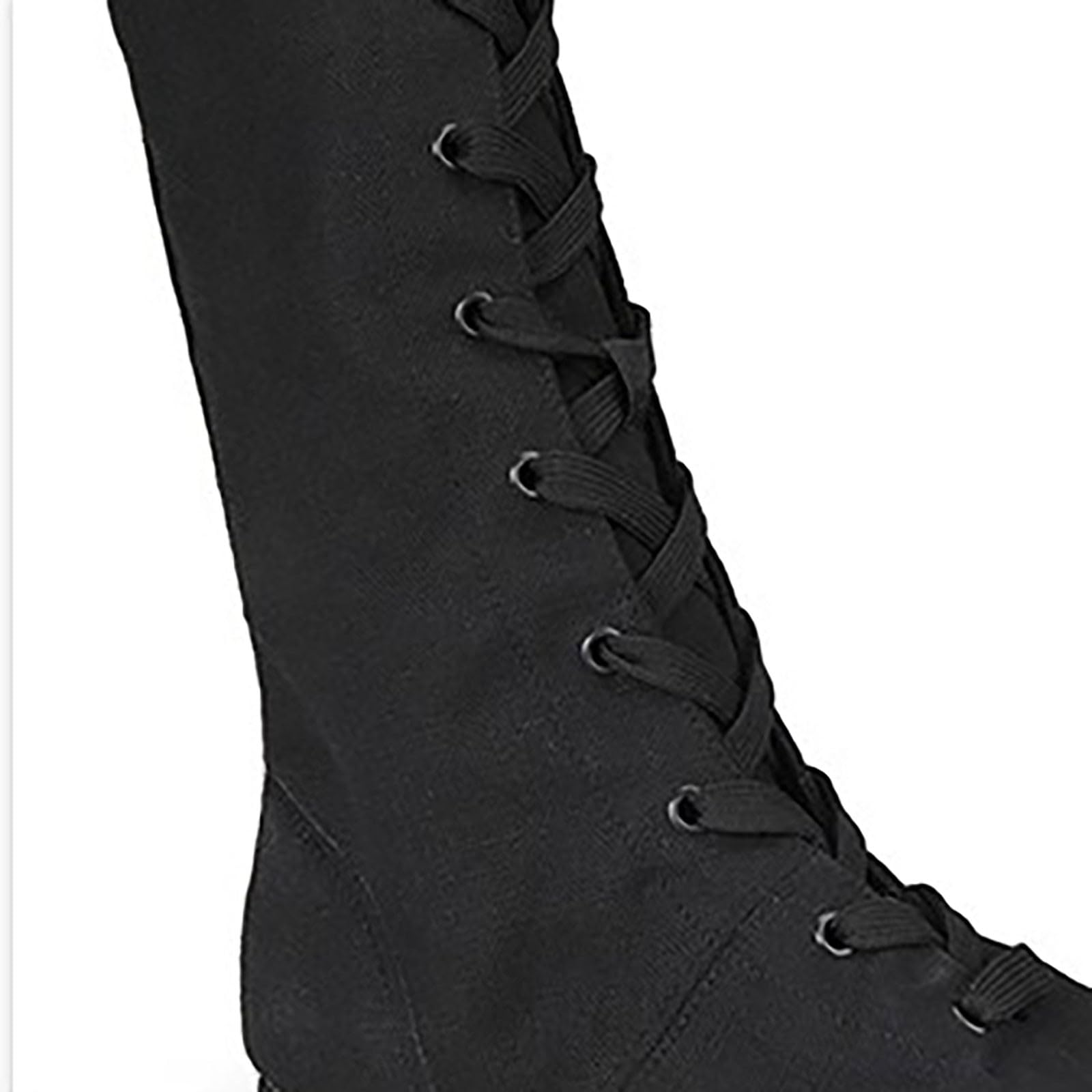 Zapatillas de ballet para niñas y mujeres, con cordones, botas de ballet, botas de danza, botas de gimnasia, lona, salón de baile, jazz, botas de jazz, botas de ballet, zapatillas de ballet para niños