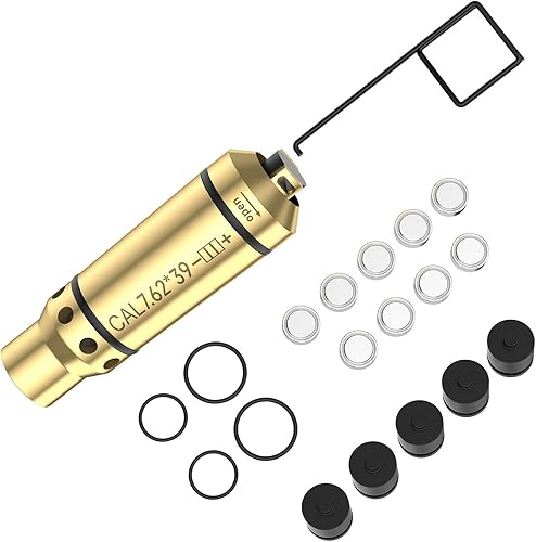 9MM/10MM/7.62 * 39/223/.38SPL Laser Training Cartridge with Chamber Extractor Tool for Dry Fire Training