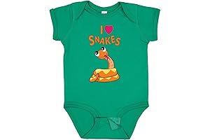 I Love Snakes Baby Bodysuit