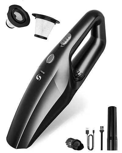 Handheld Vacuum Cordless, Car Vacuums Powerful with Rechargeable Battery, Portable