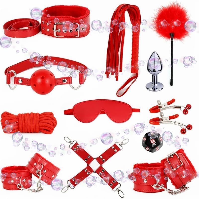 Soft Leather Indoor Training Yoga Set, 12 Pieces Set, 5 Colors to Choose from, with Sleep Eye Mask and Hand Wristband, Couple Gift - D4