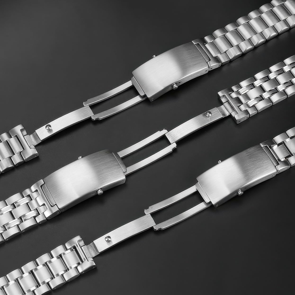 Bracelet de montre de rechange pour Omega Seamaster Planet 2531.80 1503/825 SMPC en acier inoxydable, 20mm, Acier inoxydable, Pas de pierre précieuse
