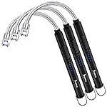 SUPRUS Electric Candle Lighter USB Type C Rechargeable Lighter Steel Shell & Hanging Hook with 360 Flexible Neck(Black, 3)