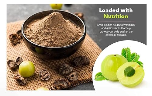 Miniatura 5 de Amla Powder - Bayas silvestres Amla de 1 libra (16 onzas)  No irradiadas  Sin gluten crudo  Sin conservantes (16 onzas (1 paquete))