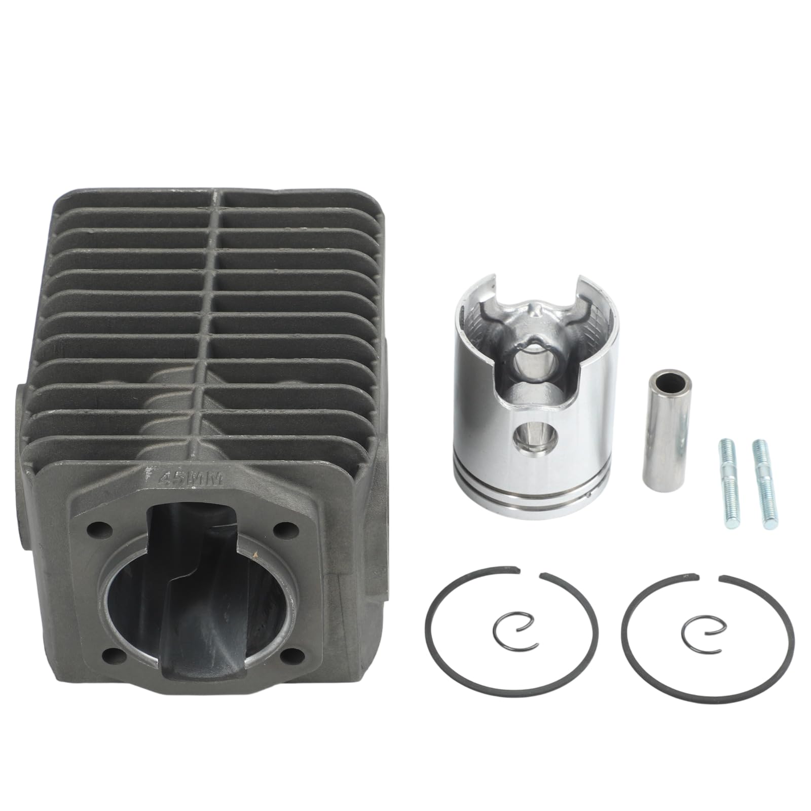 Rendimiento mejorado del motor con kit de juntas de cilindro de 45 mm para Wacker WM80, BS500, BS600, BS700, total de 17 piezas